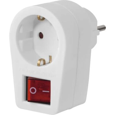 Hama Steckdosenadapter - Vollständige Trennung - Weiß Hama Steckdosenadapter - Vollständige Trennung - Weiß