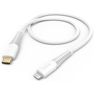 Hama 00201603 Lightning Kabel - 1,5 m, Wit - Lightning Kabel Hama 00201603 Lightning Kabel - 1,5 m, Wit - Lightning Kabel