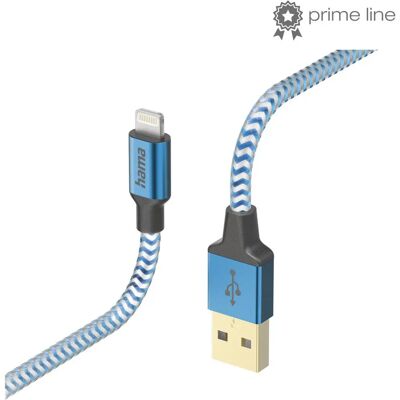 Hama Refleksyjny 1,5 m - Lightning - USB C - Męski - Niebieski Hama Refleksyjny 1,5 m - Lightning - USB C - Męski - Niebieski