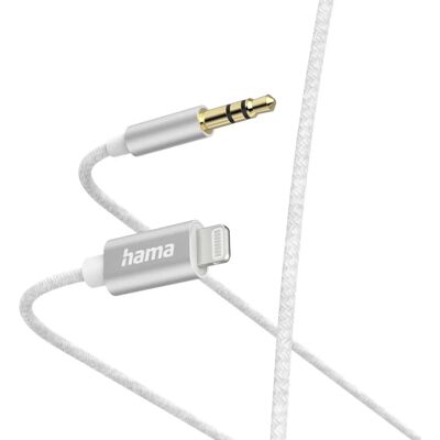 Hama Lightning Kabel - 1m Biały - Kabel audio 3.5mm Hama Lightning Kabel - 1m Biały - Kabel audio 3.5mm