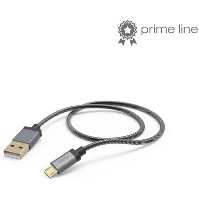 Kabel USB Hama Metal - 1,5 m - USB A Micro-USB B - Antracyt - USB 2.0 Kabel USB Hama Metal - 1,5 m - USB A Micro-USB B - Antracyt - USB 2.0