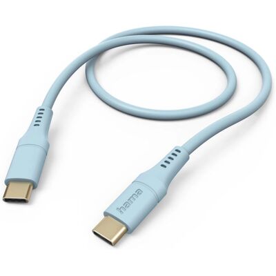 Elastyczny kabel USB-C Hama - 1,5 m USB 2.0 Niebieski Elastyczny kabel USB-C Hama - 1,5 m USB 2.0 Niebieski