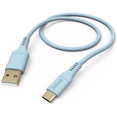 Kabel USB Hama - 1,5 m, USB A do USB C, Niebieski Kabel USB Hama - 1,5 m, USB A do USB C, Niebieski
