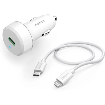 Hama 201611 Kit Încărcător Auto - Încărcare rapidă, USB-C la Lightning Hama 201611 Kit Încărcător Auto - Încărcare rapidă, USB-C la Lightning