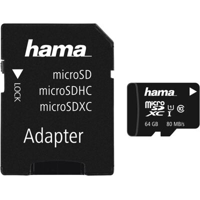 Hama - 139506 - 64GB - UHS-I Class 10 - Memory Card Hama - 139506 - 64GB - UHS-I Class 10 - Memory Card
