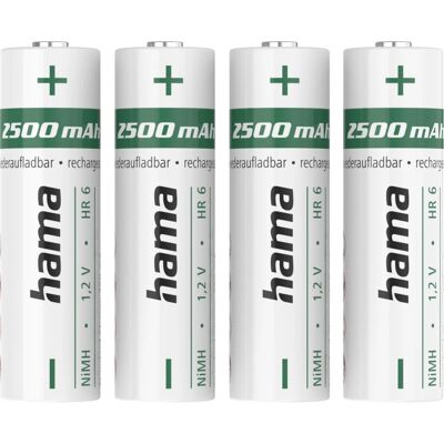 Hama Återuppladdbara AA NiMH Batterier - Hemelektronik Hama Återuppladdbara AA NiMH Batterier - Hemelektronik