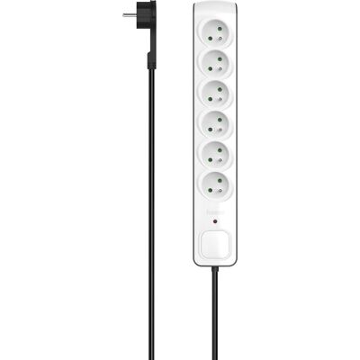 Hama P2223763 Przedłużacz - Zabezpieczenie przeciwprzepięciowe, 6 gniazdek, 1,5 m kabel Hama P2223763 Przedłużacz - Zabezpieczenie przeciwprzepięciowe, 6 gniazdek, 1,5 m kabel