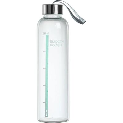 Hama 00181596 Transparante Glazen Drinkfles 500ml - Dagelijks Gebruik Hama 00181596 Transparante Glazen Drinkfles 500ml - Dagelijks Gebruik