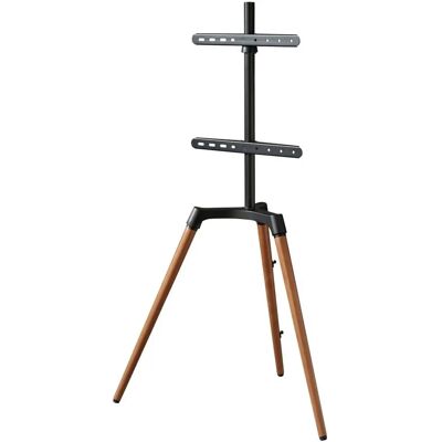Hama TV-stativ - Justerbar höjd, svängbart, äkta trä, 165 cm Hama TV-stativ - Justerbar höjd, svängbart, äkta trä, 165 cm