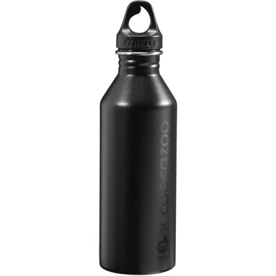 Coocazoo Czarna stalowa butelka na wodę - 750ml - Sport i Szkoła Coocazoo Czarna stalowa butelka na wodę - 750ml - Sport i Szkoła