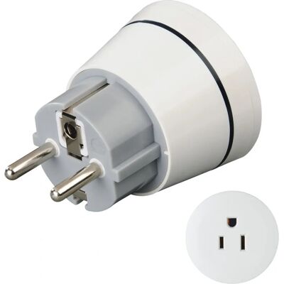 Hama Netzstecker Adapter - Weiß - Typ A B - 100-250V Hama Netzstecker Adapter - Weiß - Typ A B - 100-250V