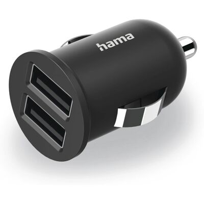 Hama 00223351 Autobatterie-Ladegerät - Doppel USB, Schwarz Hama 00223351 Autobatterie-Ladegerät - Doppel USB, Schwarz
