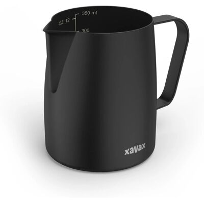 Pichet à lait Xavax - Acier inoxydable noir - 350ml - Lait, mousse & boissons chaudes Pichet à lait Xavax - Acier inoxydable noir - 350ml - Lait, mousse & boissons chaudes