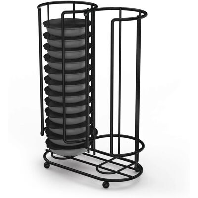 Xavax 00111269 Porte-Capsules de Café - Gain de place, Noir Xavax 00111269 Porte-Capsules de Café - Gain de place, Noir