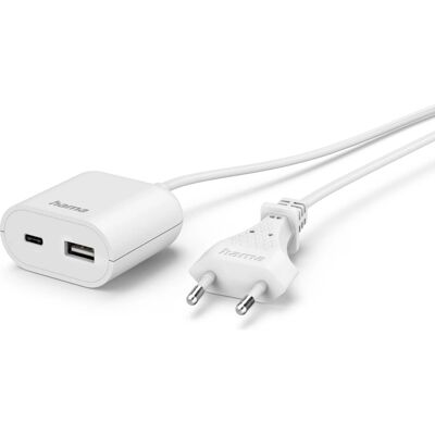 Hama 00223204 Weiß Dual-USB-Ladegerät - Innenbereich Hama 00223204 Weiß Dual-USB-Ladegerät - Innenbereich