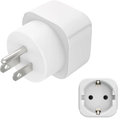 Adaptador de enchufe Hama - Tipo B, C, F - Blanco Adaptador de enchufe Hama - Tipo B, C, F - Blanco