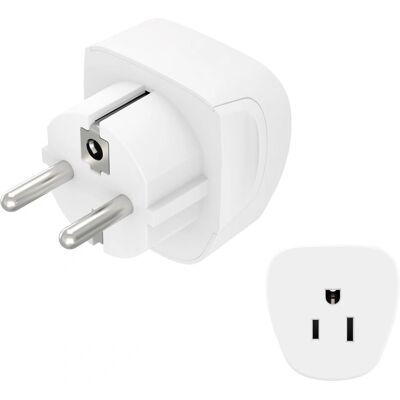 Hama 00223458 Adapter podróżny - Uniwersalny Typ E/F A B - Biały Hama 00223458 Adapter podróżny - Uniwersalny Typ E/F A B - Biały