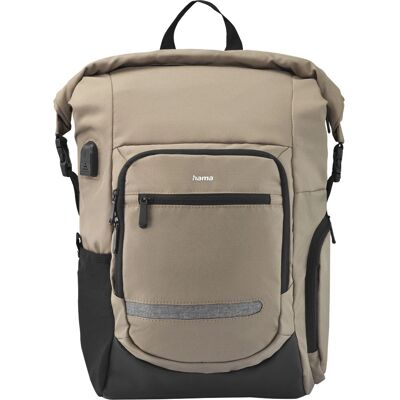 Rucsac Hama Terra Bej - Materiale PET reciclate durabile Rucsac Hama Terra Bej - Materiale PET reciclate durabile