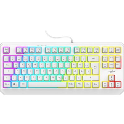 Hama Exodus 220 TKL Weiß Gaming-Tastatur Hama Exodus 220 TKL Weiß Gaming-Tastatur