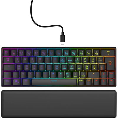 Clavier Gaming Hama Exodus 760 - Mécanique, RGB, Noir - Publicité Clavier Gaming Hama Exodus 760 - Mécanique, RGB, Noir - Publicité
