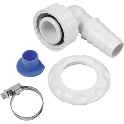 Xavax Wasser-Schlauchanschluss - Wand-Siphonverbinder - Weiß Xavax Wasser-Schlauchanschluss - Wand-Siphonverbinder - Weiß