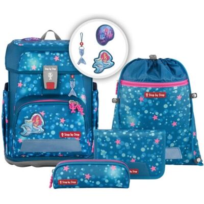 Mochila escolar Step by Step Cloud - Ligera, Ergonómica, Reciclada Mochila escolar Step by Step Cloud - Ligera, Ergonómica, Reciclada