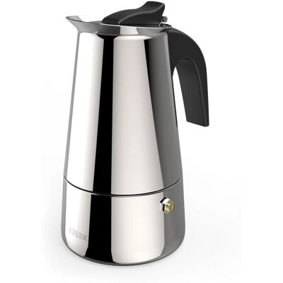 Xavax Barista - Fekete, Rozsdamentes acél - Moka kanna Xavax Barista - Fekete, Rozsdamentes acél - Moka kanna