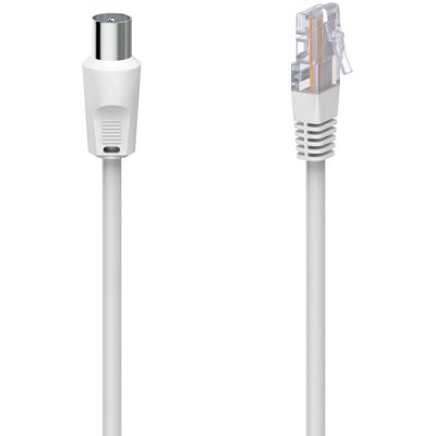 Hama 00205032 Koaksialkabel - 2,5m - Hvid - Til DVB-T Hama 00205032 Koaksialkabel - 2,5m - Hvid - Til DVB-T