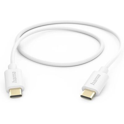 Hama 00201590 USB Kaapeli - USB 2.0 - 1m - Valkoinen - USB-C Hama 00201590 USB Kaapeli - USB 2.0 - 1m - Valkoinen - USB-C