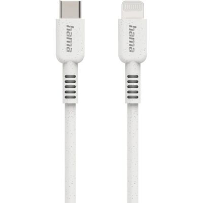 Hama 00187284 USB Kabel - 1m - Weiß - USB Typ-C Lightning Hama 00187284 USB Kabel - 1m - Weiß - USB Typ-C Lightning