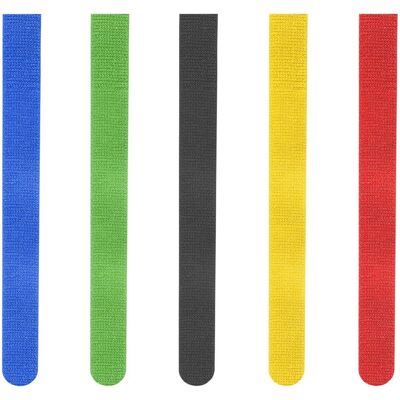 Hama 00221004 - Attaches-câbles réutilisables - Multicolore - 5 pcs - Publicité Hama 00221004 - Attaches-câbles réutilisables - Multicolore - 5 pcs - Publicité