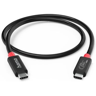 Hama USB-C till USB 4.0 Gen2 - 20Gbps, 240W - 2m Hama USB-C till USB 4.0 Gen2 - 20Gbps, 240W - 2m