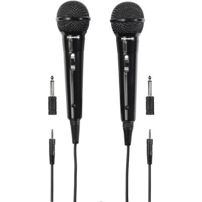Thomson M135D Zwart Karaoke Microfoon - Microfoon Thomson M135D Zwart Karaoke Microfoon - Microfoon