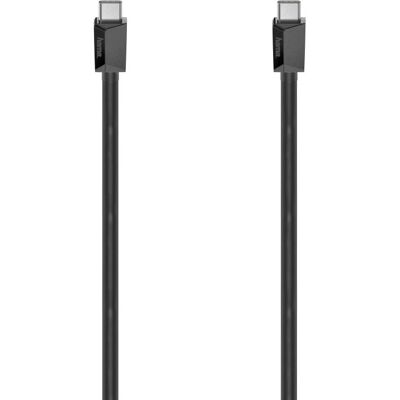 Hama USB-C till USB-C 3.2 Gen2-kabel - 2m Svart Hama USB-C till USB-C 3.2 Gen2-kabel - 2m Svart
