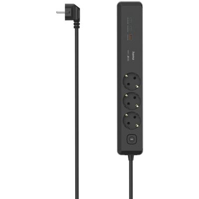 Hama Steckdosenleiste - 3-fach USB-C/A 100W, 1.4 m Hama Steckdosenleiste - 3-fach USB-C/A 100W, 1.4 m