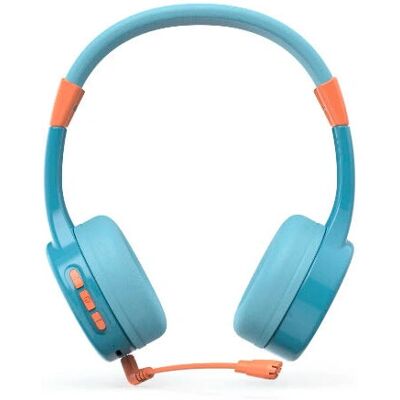 Hama Teens Guard II Słuchawki - Bezprzewodowe Bluetooth, Ograniczenie głośności, Mikrofon dla dzieci, Regulowany, Miękkie poduszki na uszy Hama Teens Guard II Słuchawki - Bezprzewodowe Bluetooth, Ograniczenie głośności, Mikrofon dla dzieci, Regulowany, Miękkie poduszki na uszy