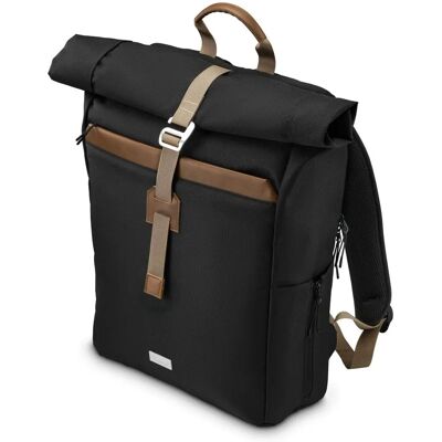 Hama Silvan Rolltop Rugzak 16,2" - zwart Hama Silvan Rolltop Rugzak 16,2" - zwart