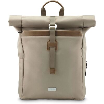 Hama Silvan Backpack - Recycled PET Beige - 16.2 inch Hama Silvan Backpack - Recycled PET Beige - 16.2 inch