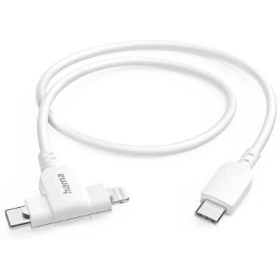 Hama 00201722 USB-kaapeli - 1,5m USB C Lightning Valkoinen Hama 00201722 USB-kaapeli - 1,5m USB C Lightning Valkoinen