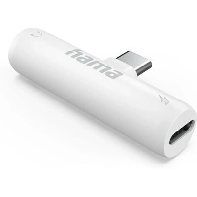 Hama 00201723 Vit ljudadapter - Smartphone-tillbehör Hama 00201723 Vit ljudadapter - Smartphone-tillbehör