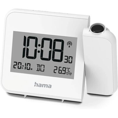 Hama Hvar Digitaler Wecker - Projektionswecker, Weiß Hama Hvar Digitaler Wecker - Projektionswecker, Weiß
