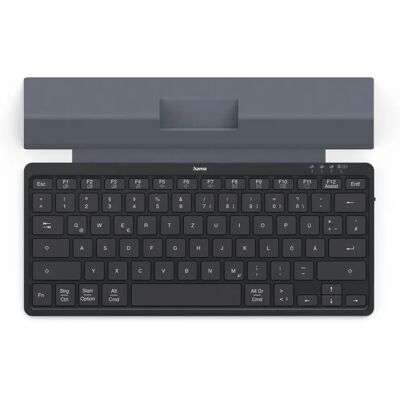 Hama Travel 600 Bluetooth Tastatur - Reisegröße, QWERTZ, Multi-Geräte, Dunkelgrau Hama Travel 600 Bluetooth Tastatur - Reisegröße, QWERTZ, Multi-Geräte, Dunkelgrau