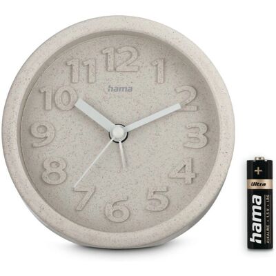 Hama Alarmklok Fuerteventura - Quartz, Beige, 11,7cm Hama Alarmklok Fuerteventura - Quartz, Beige, 11,7cm