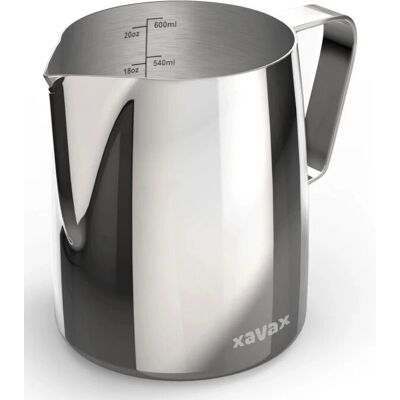 Xavax - Carafe pour Latte Art avec Stylo - Inox, 600 ml - Publicité Xavax - Carafe pour Latte Art avec Stylo - Inox, 600 ml - Publicité