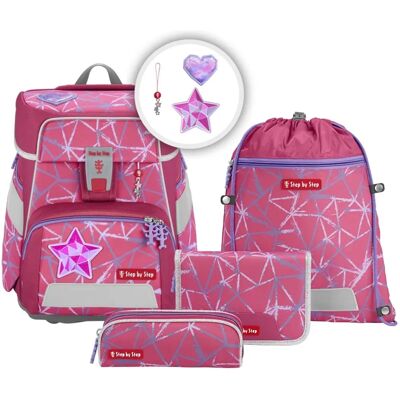 Step by Step Star Stella Schulranzen-Set - Ergonomisch & Verstellbar Step by Step Star Stella Schulranzen-Set - Ergonomisch & Verstellbar