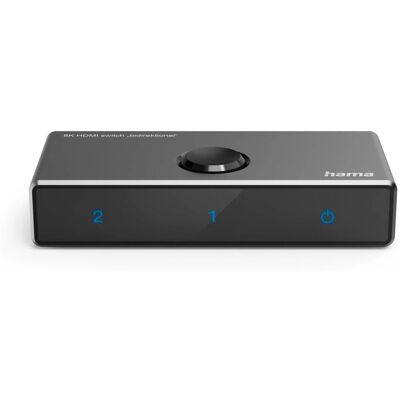 Hama 8K Bidirectionalny przełącznik HDMI - Obsługuje 4K/8K - Ekologiczne opakowanie Hama 8K Bidirectionalny przełącznik HDMI - Obsługuje 4K/8K - Ekologiczne opakowanie