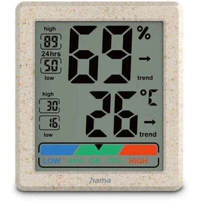 Hama Ponza Temperature & Humidity Sensor - Indoor Climate Device Hama Ponza Temperature & Humidity Sensor - Indoor Climate Device