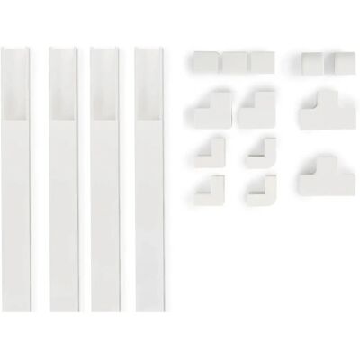 Hama Universal Kabelkanal - Kabel Organizer - Weiß - 00221017 Hama Universal Kabelkanal - Kabel Organizer - Weiß - 00221017