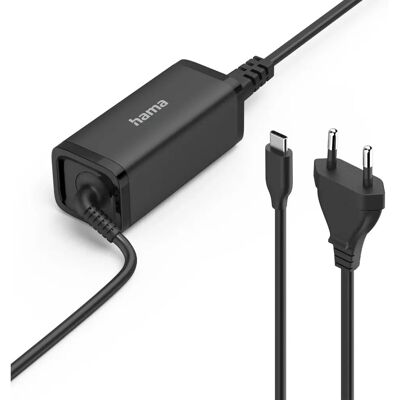 Hama - 00200023 - 65W GaN - USB-C - Fonte de alimentação Hama - 00200023 - 65W GaN - USB-C - Fonte de alimentação