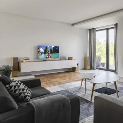 Hama Design Tessuto Antenna TV - Interno DVB-T2, Nero/Grigio Hama Design Tessuto Antenna TV - Interno DVB-T2, Nero/Grigio